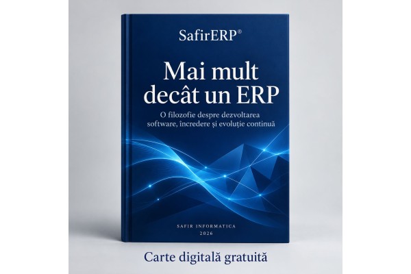 SafirERP® — Mai mult decat un ERP